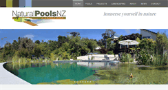 Desktop Screenshot of naturalpoolsnz.com